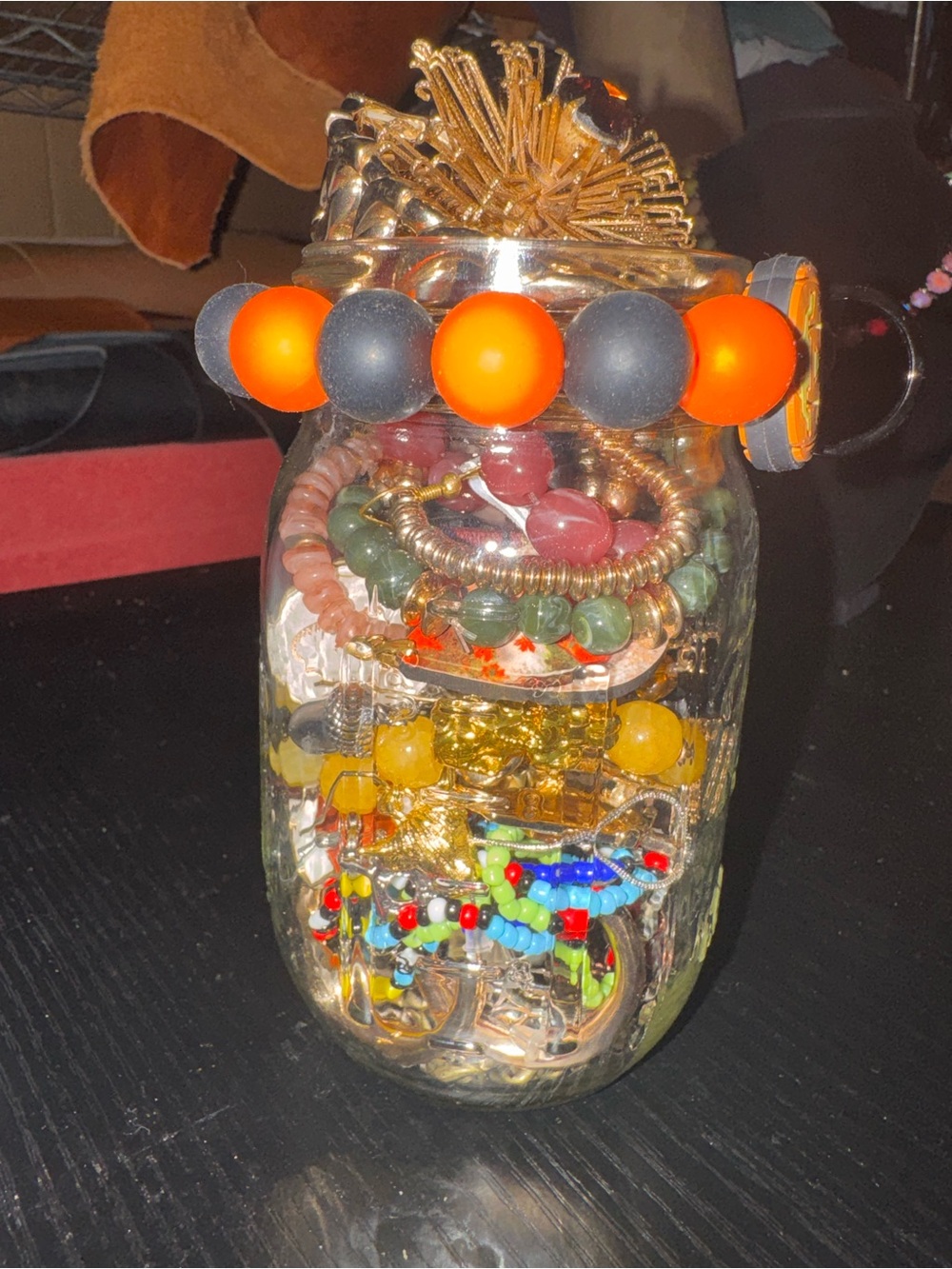 Autumn Mystery Jewlery Jar